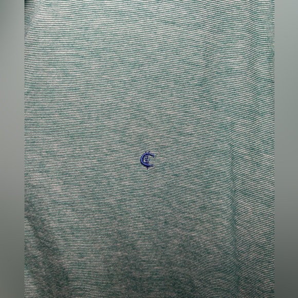 Criquet Men's Green Striped Polo Shirt Size XXL - Picture 4 of 6